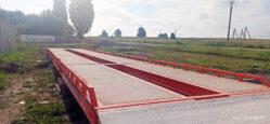 Track concrete weighbridge