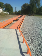 Track metal weighbridge