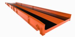 Solid metal weighbridge