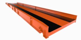 Solid metal weighbridge