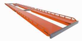 Track metal weighbridge