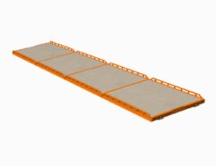 Solid concrete weighbridge