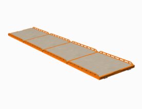 Solid concrete weighbridge