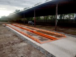 Track concrete weighbridge
